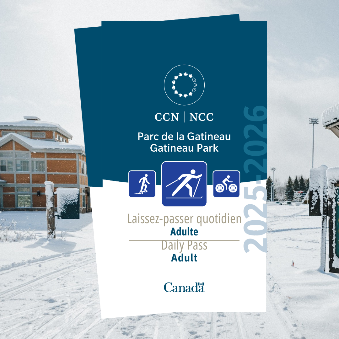 Laissez-passer et carte des sentiers du parc de la Gatineau