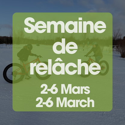 Semaine de relâche au Relais Plein Air