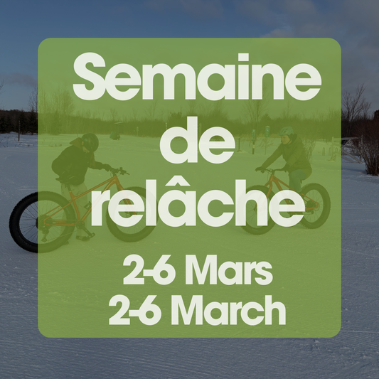 Semaine de relâche au Relais Plein Air