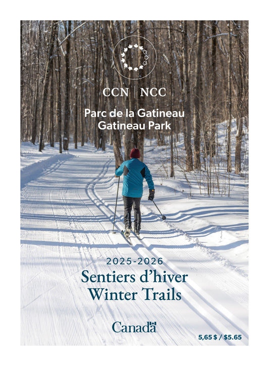 Carte des sentiers d'hiver du parc de la Gatineau