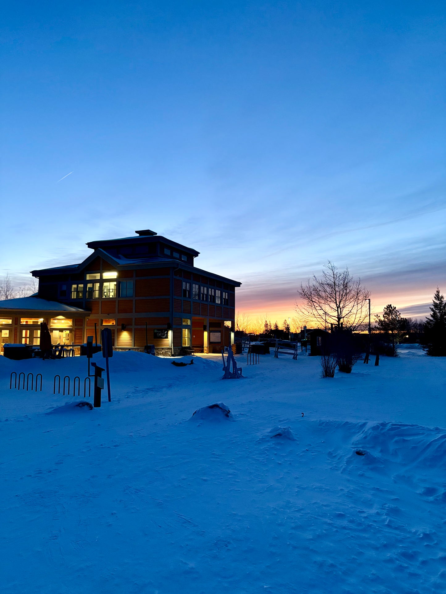 The full moon at the Relais Plein Air