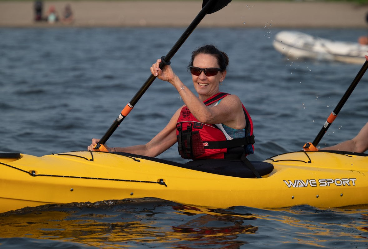 Tandem sea kayaking