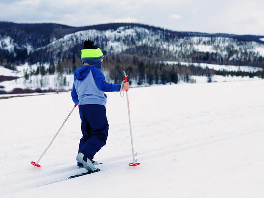 Skis de fond classique - à écailles - enfant