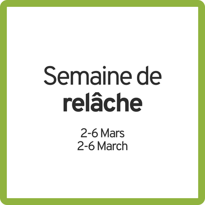 Semaine de relâche au Relais Plein Air